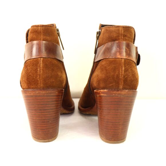 Aquatalia Leather Distressed Factory Look Booties size 8 - Picture 4 of 8